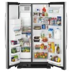 Amana 21.4 Cu. Ft. Side-by-Side Refrigerator Stainless Steel from Kings Outlet