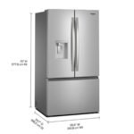 Whirlpool 30 Cu. Ft. French Door Refrigerator Dual Ice Makers Fingerprint-Resistant Stainless Finish from Kings Outlet