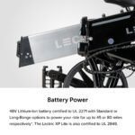 Lectric eBikes XP Lite2 Foldable Long-Range Belt Drive eBike 80 miles Max Operating Range from Kings Outlet