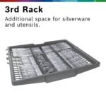 Bosch 300 Series 24" Front Control Smart Built-In Stainless Steel Tub Dishwasher 3rd Rack from Kings Outlet