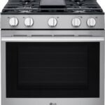 LG 6.3 Cu. Ft. Freestanding Gas True Convection Smart Range EasyClean Air Fry UltraHeat from Kings Outlet