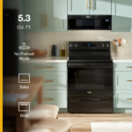 Whirlpool 5.3 Cu. Ft. Freestanding Electric Range No Preheat Mode Black from Kings Outlet