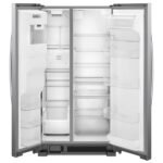 Whirlpool 25 Cu Ft. Wide Side-by-Side Refrigerator Stainless Steel from Kings Outlet