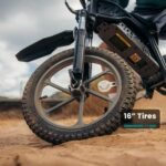 GoTrax Fitz 16" Electric Dirt Bike 15mi Max Range 15.5 mph Max Speed Black from Kings Outlet
