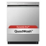 LG 24" Front Control Built-In Stainless Steel Tub Dishwasher QuadWash 50 dba Stainless Steel from Kings Outlet