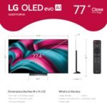 LG 77" Class C5 Series OLED evo AI 4K UHD Smart webOS TV 2025 from Kings Outlet