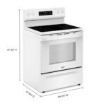 Whirlpool 5.3 Cu. Ft. Freestanding Electric Range No Preheat Mode White from Kings Outlet