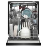 KitchenAid 24" Front Control Built-In Stainless Steel Tub Dishwasher Third Level Jet Rack 41 from Kings Outlet