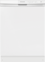 Frigidaire 24" Front Control Built-In Plastic Tub Dishwasher MaxDry 54 dBA White from Kings Outlet