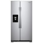Whirlpool 25 Cu Ft. Wide Side-by-Side Refrigerator Stainless Steel from Kings Outlet