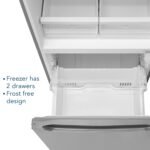 Insignia 18.6 Cu. Ft. Bottom Freezer Refrigerator ENERGY STAR Certification Stainless Steel from Kings Outlet