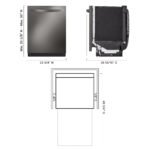 LG 24" Top Control Smart Built-In Stainless Steel Tub Dishwasher 3rd Rack QuadWash Pro from Kings Outlet
