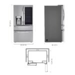 LG 29.5 Cu. Ft. 4-Door French Door-in-Door Smart Refrigerator Craft Ice Stainless Steel from Kings Outlet