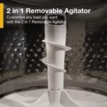 Whirlpool 4.7-4.8 Cu. Ft. Top Load Washer 2 in 1 Removable Agitator White from Kings Outlet