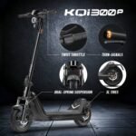 NIU KQi 300P Foldable Electric Kick Scooter 30 mi Max Range 20 mph Max from Kings Outlet