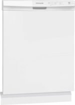 Frigidaire 24" Front Control Built-In Plastic Tub Dishwasher MaxDry 54 dBA White from Kings Outlet