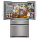 KitchenAid 26.2 Cu. Ft. Multi-Door French Door Refrigerator Platinum Interior Stainless Steel from Kings Outlet