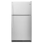 Whirlpool 20.5 Cu. Ft. Top-Freezer Refrigerator Fingerprint Resistant Stainless Steel from Kings Outlet