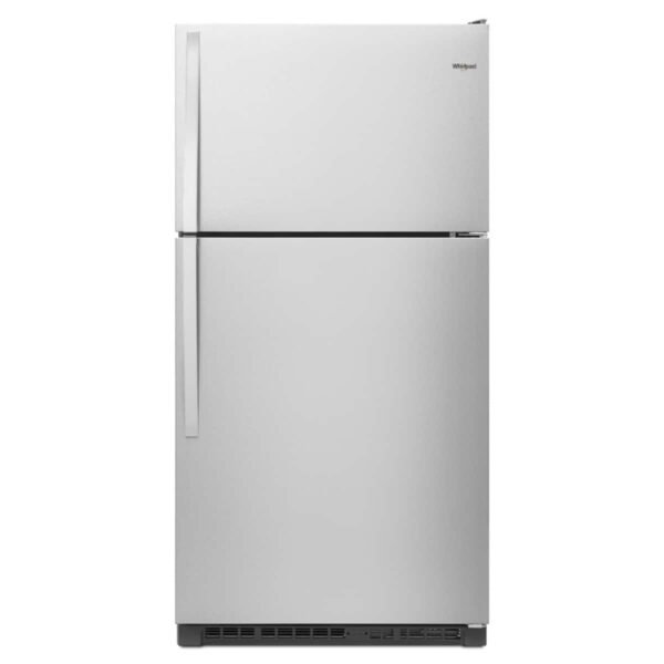 Whirlpool 20.5 Cu. Ft. Top-Freezer Refrigerator Fingerprint Resistant Stainless Steel from Kings Outlet