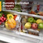 Whirlpool 20 Cu. Ft. Wide French Door Refrigerator Black Stainless Steel from Kings Outlet