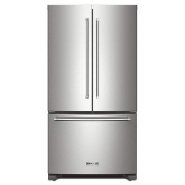 KitchenAid 20 Cu. Ft. French Door Counter-Depth Refrigerator Interior Water Dispenser Stainless Steel from Kings Outlet