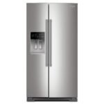 Maytag 28.7 Cu. Ft. Side-by-Side Built-in Refrigerator Arctic Blue Interior Stainless Steel from Kings Outlet