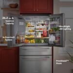 KitchenAid 26.2 Cu. Ft. Multi-Door French Door Refrigerator Platinum Interior Stainless Steel from Kings Outlet