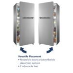 Insignia 18 Cu. Ft. Top-Freezer Refrigerator ENERGY STAR Certification Stainless Steel from Kings Outlet