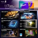 Hisense 75" Class U7 Series MiniLED QLED UHD 4K HDR Smart Google TV 2025 from Kings Outlet