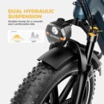Heybike Ranger S 1000W Foldable Step-Thru Fat-Tire Ebike 55mi Max Range 28mph Max Speed from Kings Outlet