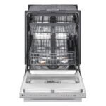 LG 24" Top Control Smart Built-In Stainless Steel Tub Dishwasher 3rd Rack QuadWash Pro from Kings Outlet
