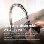 Philips 3300 Fully Automatic Espresso Coffee Machine LatteGo Milk Frother Black Chrome Black/Silver from Kings Outlet