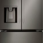LG Standard-Depth MAX 24.5 Cu. Ft. Smart French Door Refrigerator Dual Ice Black Stainless from Kings Outlet