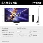 Samsung 77" Class S90F Series OLED 4K UHD SamsungVision AI Smart Tizen TV 2025 from Kings Outlet