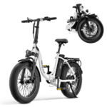 HiBoy EX6F Foldable Electric Bike 75 mi Max Operating Range 25 mph Max Speed from Kings Outlet