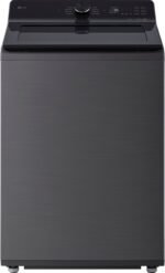 LG 5.0 Cu. Ft. High-Efficiency Smart Top Load Washer Easy Unload Platinum Black from Kings Outlet