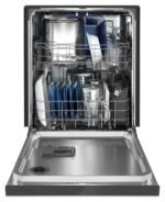 Maytag 24" Front Control Built-In Stainless Steel Tub Dishwasher Dual Power Filtration PowerBlast Cycle from Kings Outlet