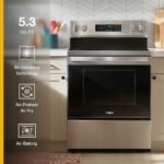 Whirlpool 5.3 Cu. Ft. Freestanding Electric Range Air Cooking Technology No Preheat Air Fry from Kings Outlet