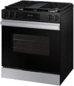 Samsung Bespoke 6.0 Cu. Ft. Slide-In Gas Range Air Fry Stainless Steel from Kings Outlet