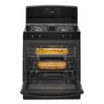 Amana 5.1 Cu. Ft. Freestanding Gas Range Bake Assist Temps Black from Kings Outlet