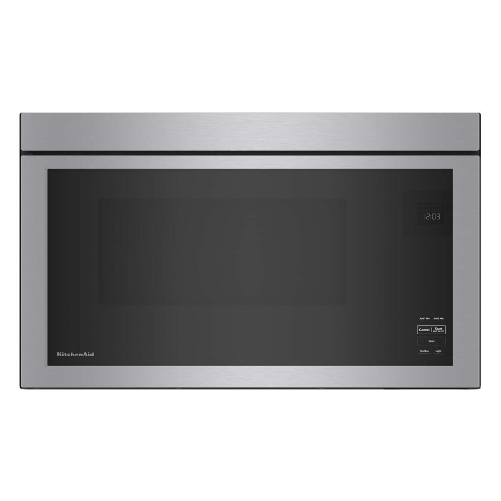 KitchenAid 1.1 Cu. Ft. Over-the-Range Microwave Flush Built-in Design PrintShield Finish Stainless Steel from Kings Outlet