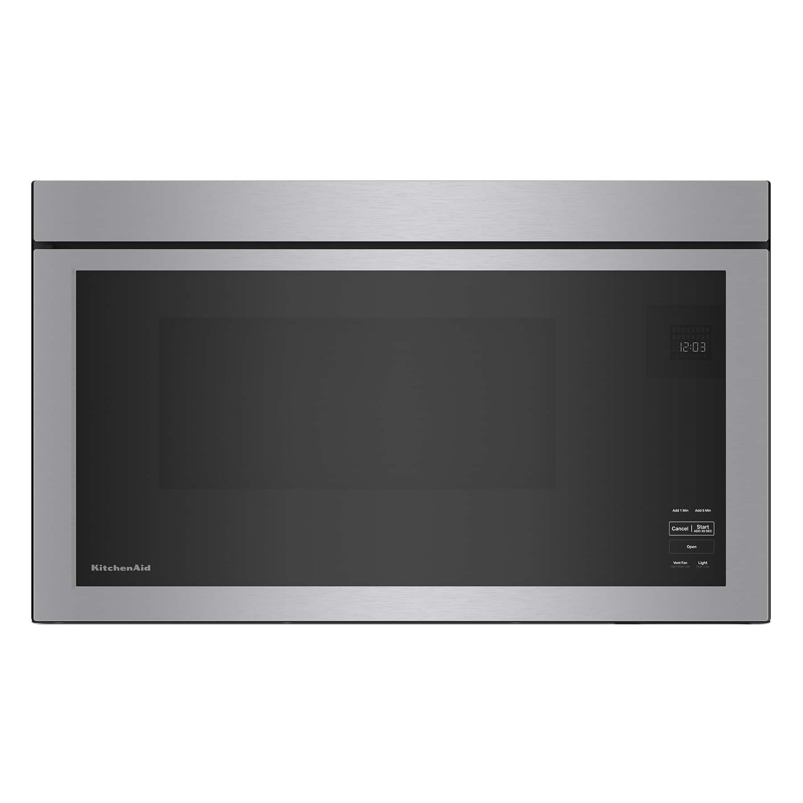 Kings Outlet KitchenAid 1.1 Cu. Ft. Over-the-Range Microwave Flush Built-in Design PrintShield Finish Stainless Steel KitchenAid 1.1 Cu. Ft. Over-the-Range Microwave Flush Built-in Design PrintShield Finish Stainless Steel from Kings Outlet
