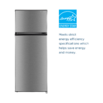Insignia 7.2 Cu. Ft. Mini Fridge Top Freezer ENERGY STAR Certification Stainless Steel Look from Kings Outlet