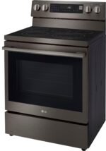 LG 6.3 Cu. Ft. Freestanding Electric True Convection Smart Range Air Fry Premium Handle from Kings Outlet