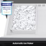 Samsung 22 cu. ft. 3-Door French Door Smart Refrigerator External Water Dispenser Stainless Steel from Kings Outlet