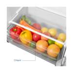 Insignia 7.2 Cu. Ft. Mini Fridge Top Freezer ENERGY STAR Certification Stainless Steel Look from Kings Outlet