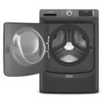 Maytag 4.5 Cu. Ft. High-Efficiency Stackable Front Load Washer Steam Fresh Spin Volcano Black from Kings Outlet