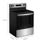 Whirlpool 30-inch Electric Range No Preheat Mode Stainless Steel from Kings Outlet