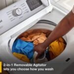Whirlpool 4.3 Cu. Ft. High-Eficiency Top Load Washer 2-in-1 Removable Agitator Soft Close Glass from Kings Outlet