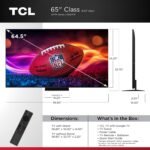 TCL 65" Class QM7K Series 4K UHD HDR QD Mini LED Smart TV Google from Kings Outlet